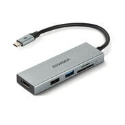 🛍️ Extensión Hub USB Essager Original ✅ Adaptador HDMI 4K HUB 5 Entradas Regleta USB Tipo C Adaptador OTG - Img 44730671