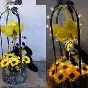 Regalos sorpresa, girasoles y rosas; servicio de osita, para graduación, bodas , fiestas, cumpleaños y aniversario - Img 53484972