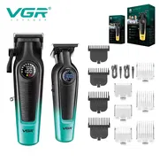 Maquina Pelar y Trimmer PROFESIONAL (VGR) Original GAMA ALTA Barbería Barbero - Img 50040124