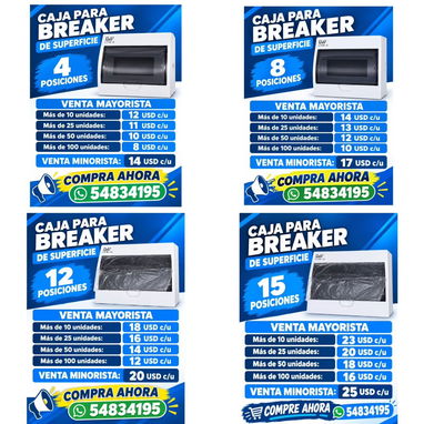 HABANA venta mayorista y minorista de canaletas, tomacorrientes, interruptores,cajas de superficie para breaker y más.. - 6/10