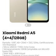 Xiaomi Redmi A5 (4+4/128GB). Incluye cable y cargador - Img 54308589