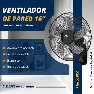 💨 3 EXCELENTES OPCIONES DE VENTILADORES DE PARED Y PEDESTAL. FACTURA Y GARANTÍA. TLF 54833699 - Img 88667081