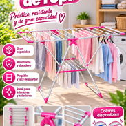 Tendedero de ropa plegable en 13000cup Colores disponibles 🩷Rosado - Img 57940848