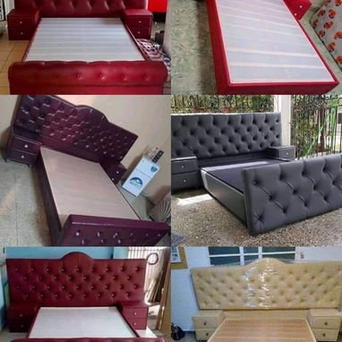 Camas tapizadas disponible en venta máxima calidad y garantia transporte incluido - 4/10