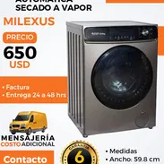 LAVADORA AUTOMÁTICA SECADORA AL VAPOR MILEXUS. - Img 54955925