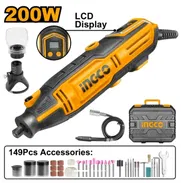 Mini Esmeril DREMEL 200W - Velocidad 10,000-40,000 rpm, Pantalla LCD, 149 Accesorios + Eje Flexible - Envío Rápido - Img 49166514