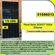 (QB-908) Panel Solar Boviet Solar 550W  170 USD...51596013...Tpte lugares cercanos - Img 57311910