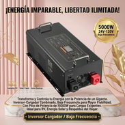 Inversor Cargador VEVOR 5000W (Pico 15000W) Baja Frecuencia 24V a 120V - Img 57431371