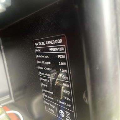 Planta de Gasolina…1200 watts prácticamente nueva se usó muy poco…único dueño. - Img 122163956