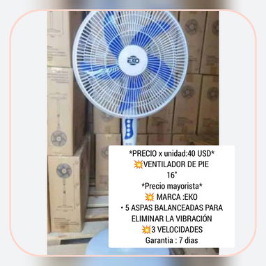 💨 Venta de Ventiladores – Varios modelos, precios económicos 💨 - Img 123680010