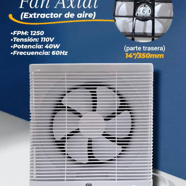 Fan axial - extractor de aire - Img 124107515