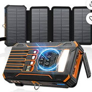 SOARAISE Cargador Solar Power Bank – Cargador Portátil Inalámbrico de 48000mAh - Img 56796115