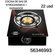 COCINA DE GAS DE VITROCERÁMICA 1 QUEMADOR - Img 57011621