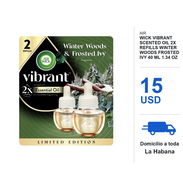 Air Wick Vibrant Scented Oil 2x Refills Winter Woods Frosted Ivy 40 mL 1.34 oz - Img 58423756