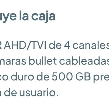Sistema de cámaras de seguridad VORGUT con DVR de 4 canales, 4 cámaras bullet y disco duro de 500GB 🌐 - 6/6