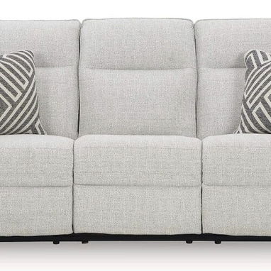 Asiento Reclinable Doble Damasco Gris Claro con Portavasos(CVV+) - 3/4