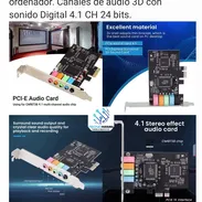 Tarjeta de sonido PCI-EX para PC - Img 51414308