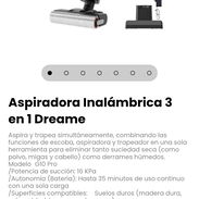 Aspiradora Inalámbrica 3 en 1 Dreame. Combina las funciones de escoba, aspiradora y trapeador en una sola herramienta - Img 57440479
