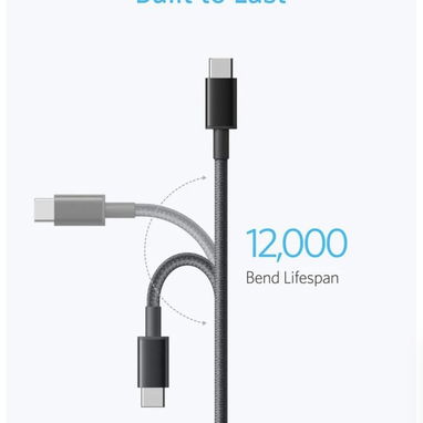 CABLE 60W ANKER ORIGINAL | NUEVO | NYLON | 0.9M 12 / 1.8M 15 | Centro Habana - 3/7