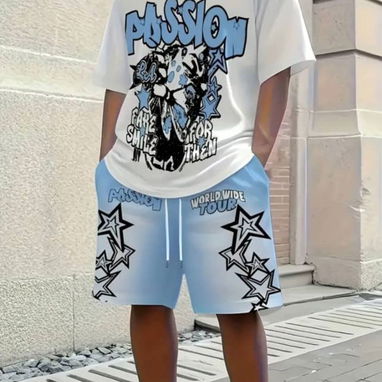 Conjunto de short y pullover de hombre🩳👕 - Img 126095234