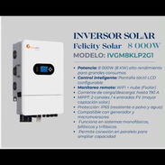 Inversor Felicitysolar 8kw - Img 58061793
