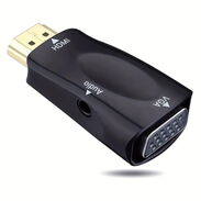 ✳️ Adaptador HDMI a VGA Gama Alta ⭕️ Adaptador HDMI Cable HDMI a VGA Adaptador con salida de audio NUEVO - Img 44545253