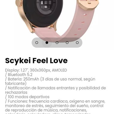 Scykei Feel Love. Notificación de llamadas entrantes y posibilidad de rechazarlas - 2/5