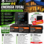 ⚡ COMBO INVERSOR SUMRY 4KW + 4 BATERÍAS DE 25.6V x 100Ah – $2700 USD ⚡ - Img 57992359