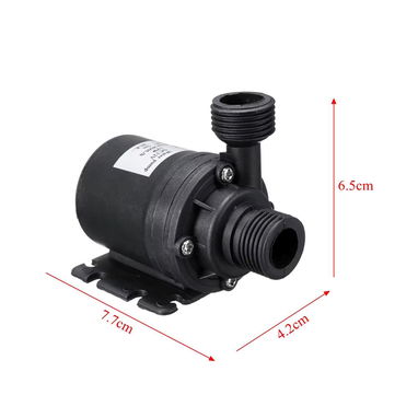 Bomba de agua ultrasilenciosa, Mini Motor sin escobillas DC12V/24V, adaptador de bomba de agua sumergible para piscina - Img 120913680