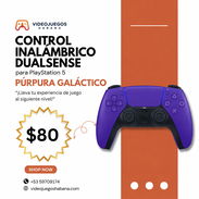 Producto: Control Inalámbrico DualSense para PlayStation 5 (Purpura Galactico) | videojuegoshabana.com - Img 55474770