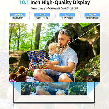 Marco de Fotos Digital con Wifi | Capacidad de almacenamiento de | Pantalla HD de 10.1 pulgad... | videojuegoshabana.com - Img 122881561