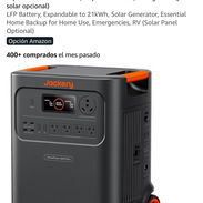 Estación JACKERY HOME POWER 3600 PLUS, 3600 W HASTA 7200 W, 220 V/110 V.Tenemospanel plegable 500 W Jackery - Img 57663590