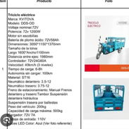 Triciclo eléctrico kvitova con asientos plegables con capacidad para 8 personas nuevo a estrenar 4850 usd - Img 56894807