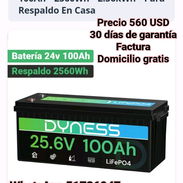 Batería marca DANESA de 24V 100Ah - Img 57861302