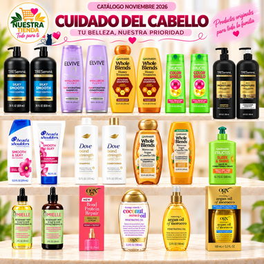 Champú, Acondicionador, Cremas Olay y L'Oréal  Sérum, Desodorantes, Gillette, Detergente, Pasta Dental, y Más. Noviembre - 3/9