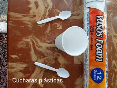 Termo packs , vasos plásticos y cucharas plásticas - Img 65304734
