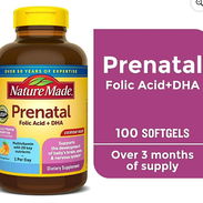 Prenatales Nature Made pomo con 100 cápsulas de gel 30 USD - Img 52930253
