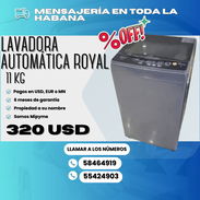 🧼 LAVADORA AUTOMÁTICA ✅ ROYAL DE 11 KG 💲320 USD - Img 54354024