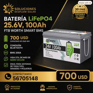 BATERÍA LiFePO₄ 25.6V 100Ah SMART BMS INSIDE 🔋✨ - Img 57576503