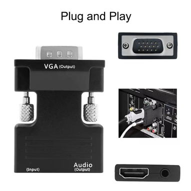 Adaptador HDMI-VGA (con audio) - Img 112156713