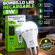 Bombillo Recargable 9w Wealco (t) - Img 53355238