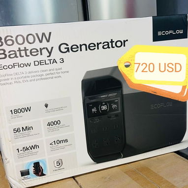 Se venden Ecoflow, panel solar, inversores y otros, somos de la Habana. Contactar al WhatsApp 51170866. - 8/10