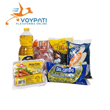 Arroz, frijol, pollo, huevo, aceite, atún, salchicha, perrito, café - Img 125242786