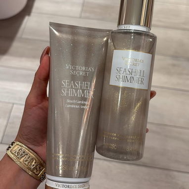 Juego de Loción y Fragancia 🩶 Seashell Shimmer 🐚✨ de Victoria's Secret - 2/2