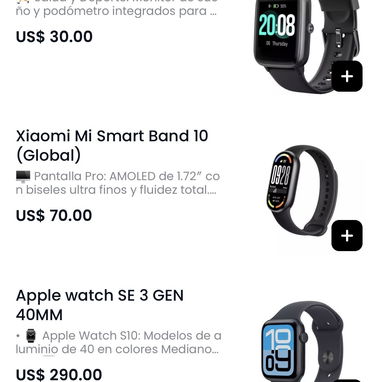 ⌚️Smart watch nuevos en 📦 , ideales para la vida fitness 💪🏻 - 6/7