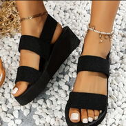 Sandalias de mujer color negro #38 reducido - Img 45400742