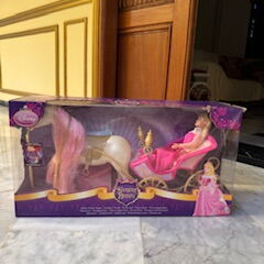 Barbie de la Bella durmiente con coche y caballo - Img 121293899