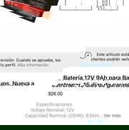 ✅Baterías 12V 9Ah de Backup. Garantía de 15 días. Nuevas a estrenar. - Img 48951329
