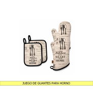 JUEGO DE GUANTES PARA HORNO - Img 55758636