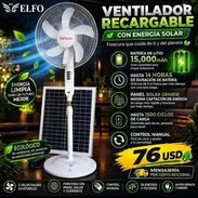 VENTILADOR RECARGABLE "ELFO" - Img 57278005